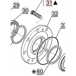 Manitou rato kaištis 474283