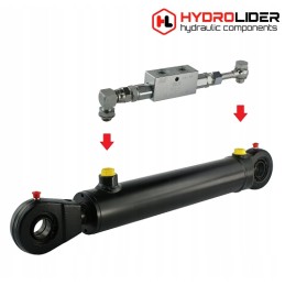 Hidraulinis cilindras su užraktu, eiga 400