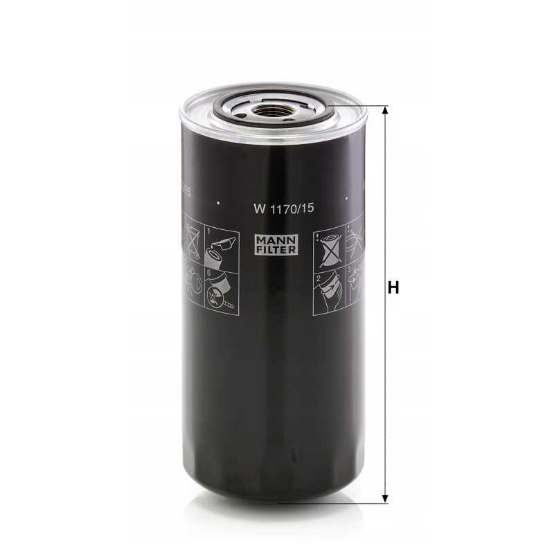 Iveco mann w1170 alyvos filtras 15