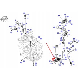 G931860061020 santechniko grįžtamojo filtro pagrindas