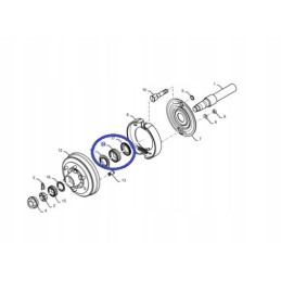 Kūginis ritininis guolis 26799990 new holland cnh