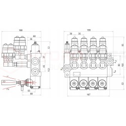 Kolektorius hydr 4s 40l 4xa1 badestnost kištukas
