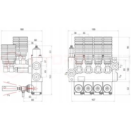 Hidraulinis skirstytuvas 4s 40l 4xa1 badestnost gnia