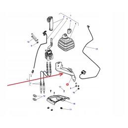 4376708m2 valdymo svirties rankena