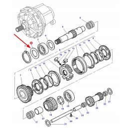 3617236m1 stebulės redukcijos guolio atstumas 0 1 mm