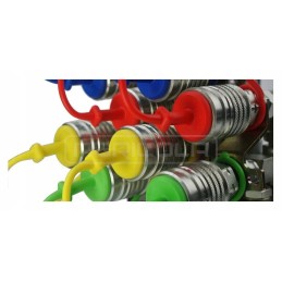 3 sekcijų hidraulinis skirstytuvas su euro lizdu