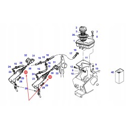 F822100070070 Pagrindinio stabdžių cilindro remonto komplektas