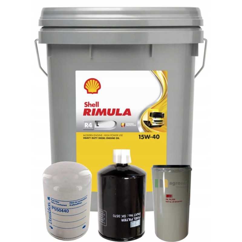 Case magnum 7130 apvalkalo alyvos filtrų rinkinys 15w40