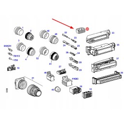 G816900043350 halogeninio jungiklio jungtis