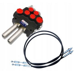 Hidro skirstytuvas, 2 sekcijos, 80l, 1 5m kabelis, vienam ratui