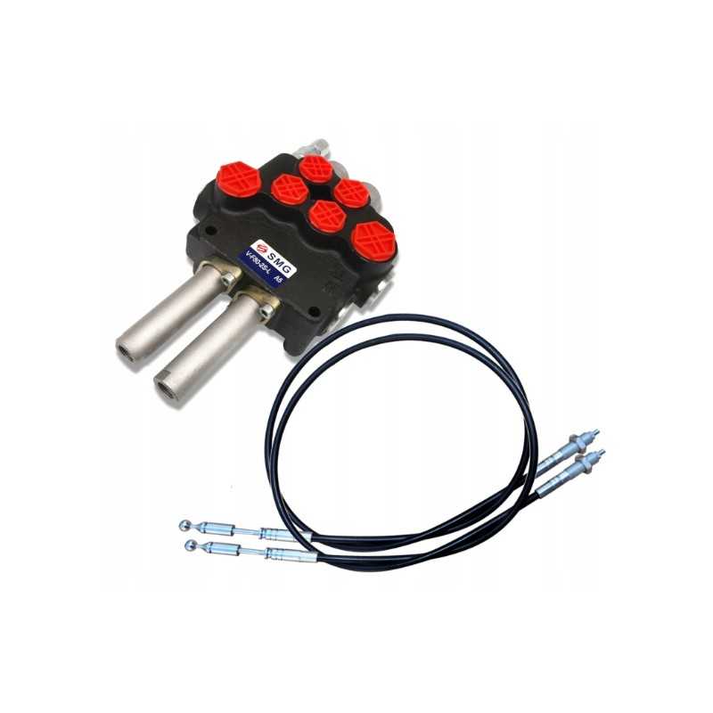 Hidro skirstytuvas, 2 sekcijos, 80l, 1 5m kabelis, vienam ratui