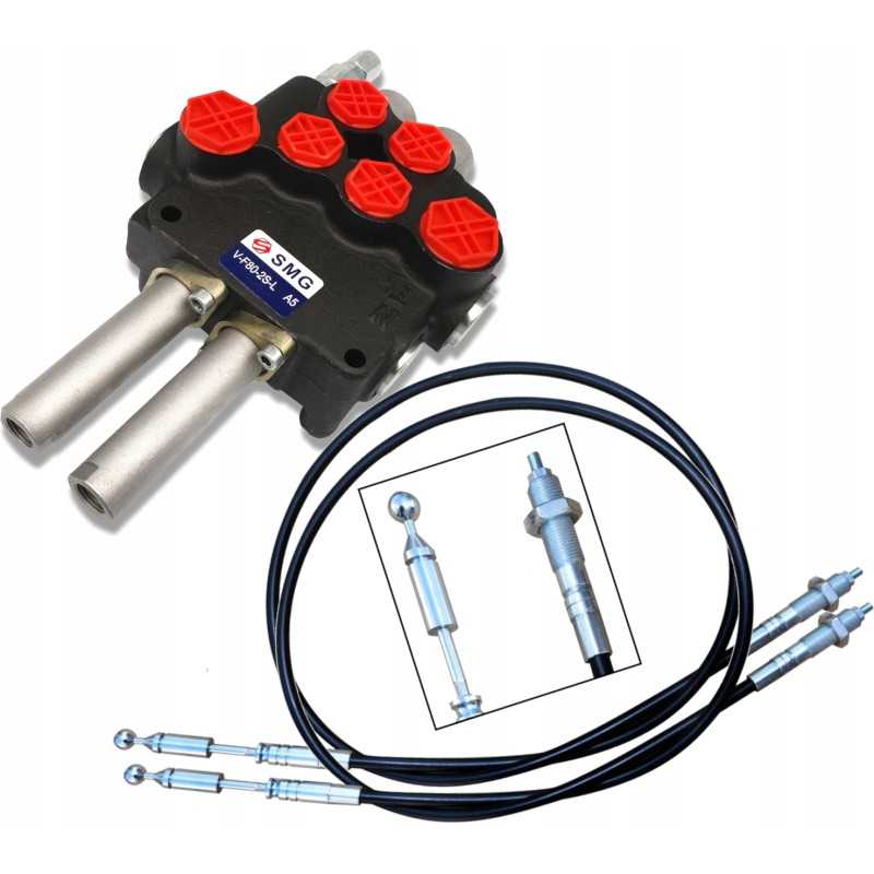 Hidro skirstytuvas, 2 sekcijų, 80l, 2m laidas apvaliam