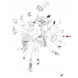 F835100600031 hidraulinės alyvos filtro įdėklas