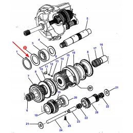 3383516m1 tarpiklis 0 7 mm