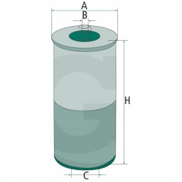 Alyvos filtras db ford mann h12110 2x