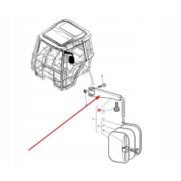 3787145m91 veidrodžio rėmas
