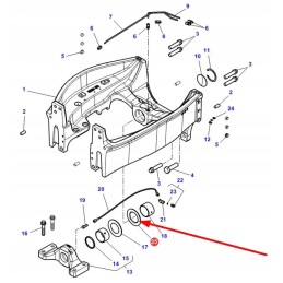 3785074m1 priekinės ašies pakabos tarpiklis