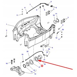 3785074m1 priekinės ašies pakabos tarpiklis