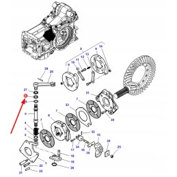 3382385m1 guminis tarpiklis stabdžių mechanizmui