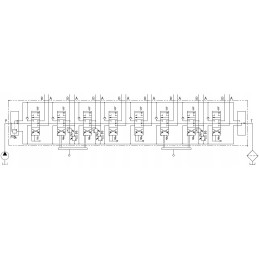 Hydra 8s 60l skirstytuvas Galtech miško mašinoms