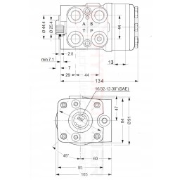 Orbitrol 100 c 330 c 360 kolonėlių jungtys