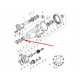 3016138x91 galinės ašies guolis