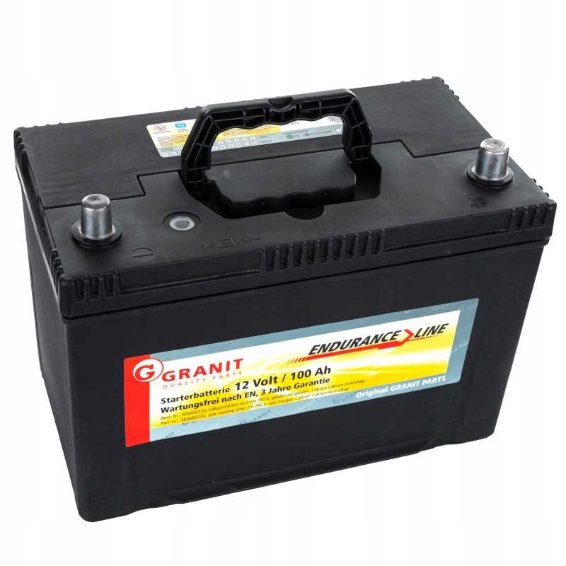 Baterija 12v 100ah 780a p granitinė