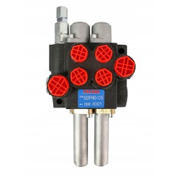 2 sekundžių skirstytuvas su vairasvirte ir auro jungtimis