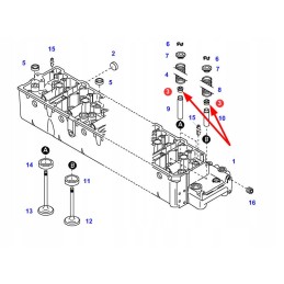 F716201210240 vožtuvo sandariklis