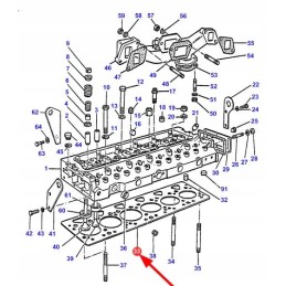 3638305z1 variklio galvutės tarpinė