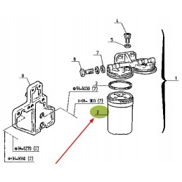 Sn5074 gali variklio kuro filtras