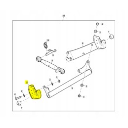 John Deere LVA19628 kėlimo svirtis