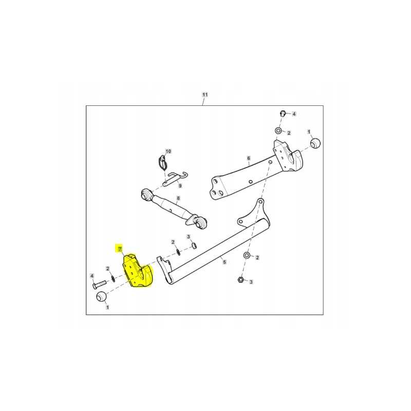 John Deere LVA19628 kėlimo svirtis