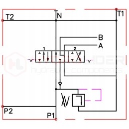 Hidraulinis skirstytuvas 1s 40l d8 badestnost