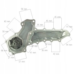 Vandens siurblys kubota l3408 l4708 d1301 d1302 v1502