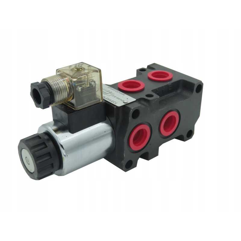 Solenoidinis vožtuvas 6 2 daliklis 80l 24v 3 sekcija apvaliam