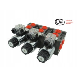 Solenoidinis vožtuvas 6 2 daliklis 80l 24v 3 sekcija apvaliam