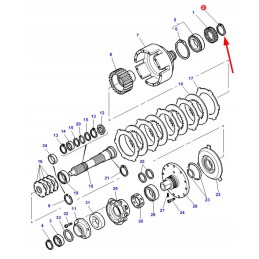 1444488x1 sankabos atraminis žiedas