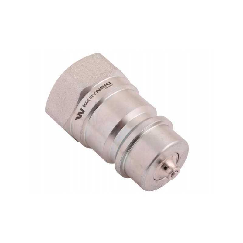 Hidraulinės greitosios jungties kištukas su šalintuvu c