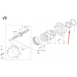 1000257378 kūginis ritininis guolis 95 x 135 x 20