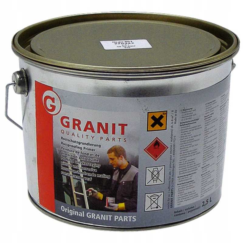 Bazinis lakas, gruntiniai dažai, pilki, 2, 5 l, granitas