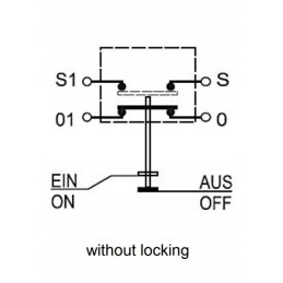 Valytuvų ploviklio mygtuko jungiklis
