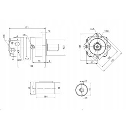 Stiprus sms oms bms omzs 100 hidraulinis variklis