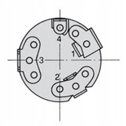 Uždegimo jungiklis su starterio dėklu David Brown landini mf