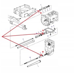 3000440x1 transmisijos veleno sandarinimo žiedas