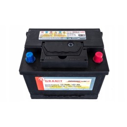 Baterija 12v 62ah 530a p granito atsparumo linija
