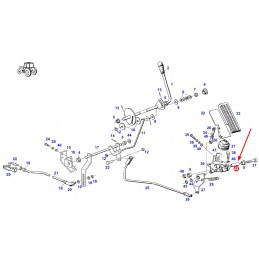178200020070 dujų pedalo metalinė mova
