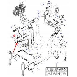 4355900m2 priekinės pakabos alsuoklis