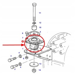 H117500200040 priekinė kabinos pagalvė