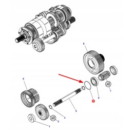 3011894x1 sandarinimo poveržlė 0 60 mm storio
